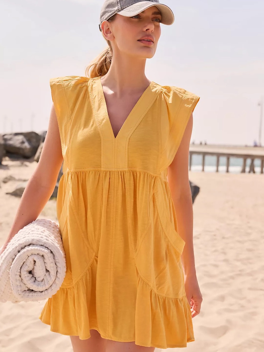 Daily Practice by Anthropologie Short-Sleeve Mini Dress